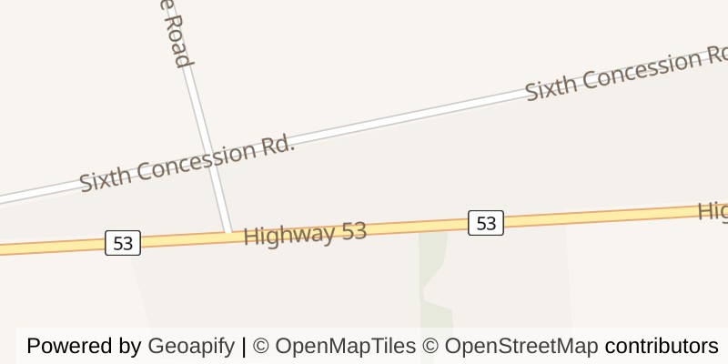 Map of 172 HIGHWAY 53, Brant (Burford)