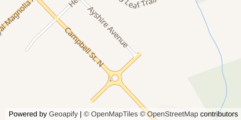 Map of 6682 HAYWARD DRIVE, London South (South V)