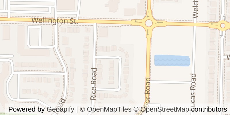 Map of 39 HITCH CRESCENT, St. Thomas