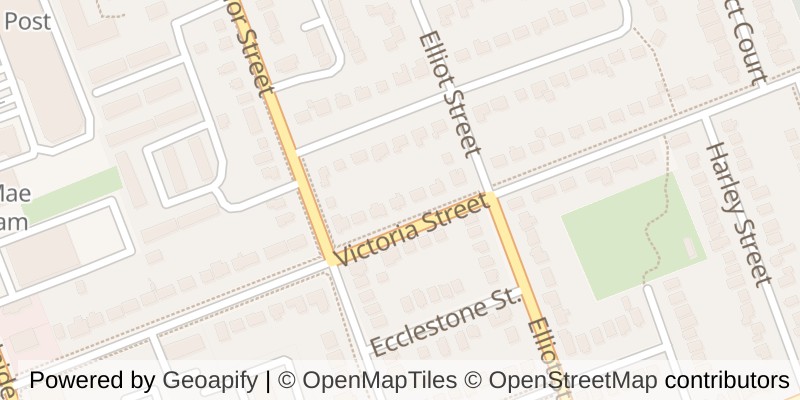 Map of 706 VICTORIA STREET, London East (East C)