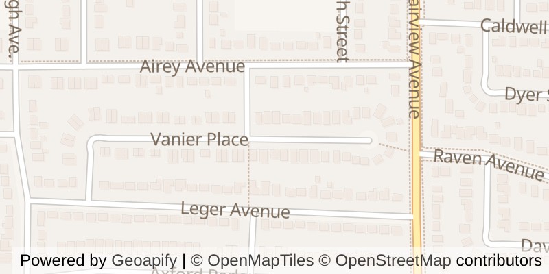 Map of 59 VANIER PLACE, St. Thomas