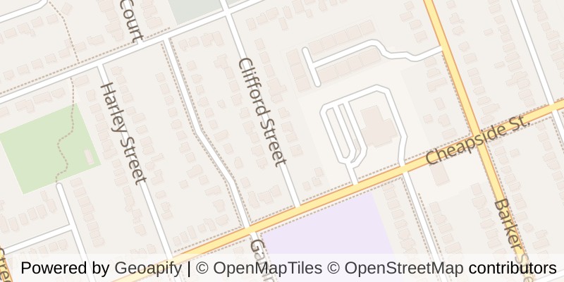 Map of 183 CLIFFORD STREET, London East (East C)