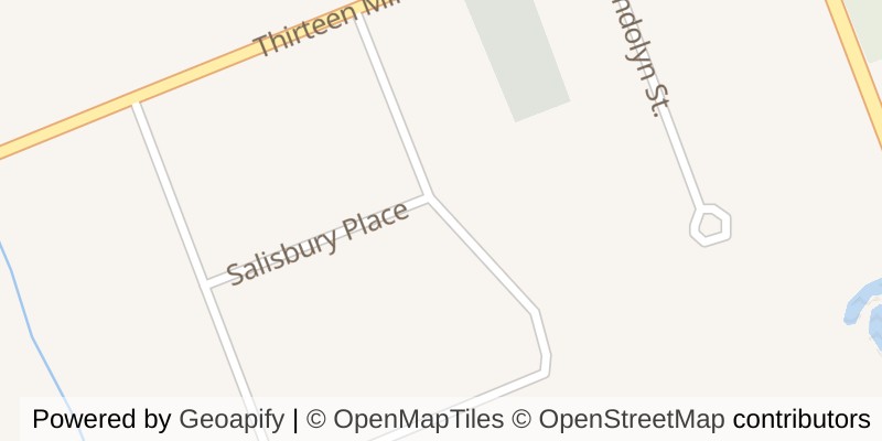 Map of 109 SALISBURY DRIVE, Middlesex Centre (Birr)