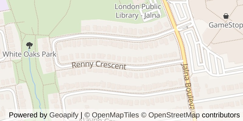 Map of 77 RENNY CRESCENT, London South (South X)