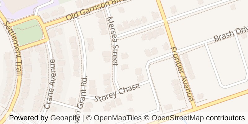 Map of 3354 MERSEA STREET, London South (South V)