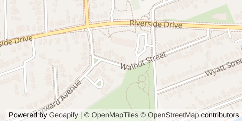 Map of 97 WALNUT STREET, London North (North N)