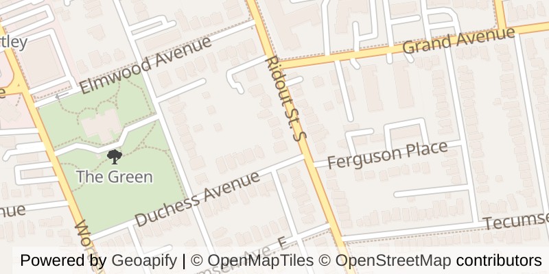 Map of 169 RIDOUT STREET S, London South (South F)