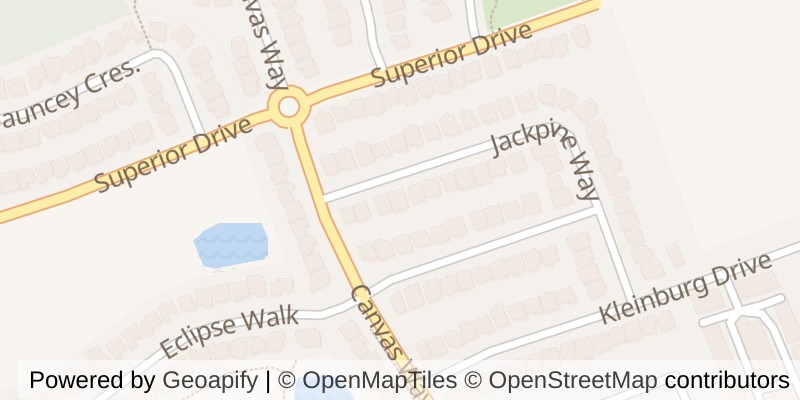 Map of 717 JACKPINE WAY, London North (North B)