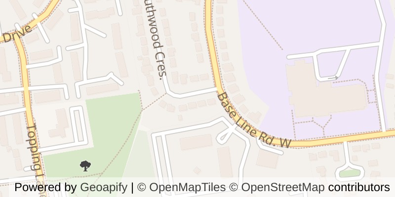 Map of 6 SOUTHWOOD CRESCENT, London South (South D)