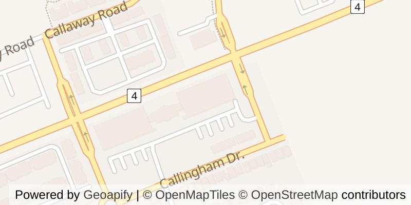 Map of 1403 - 240 VILLAGEWALK BOULEVARD, London North (North R)