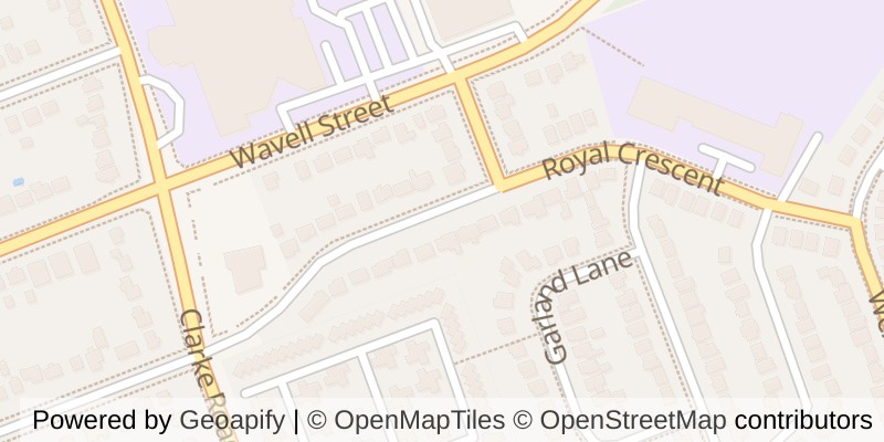 Map of 1947 ROYAL CRESCENT, London East (East I)
