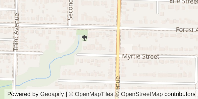 Map of 174 MYRTLE STREET, St. Thomas