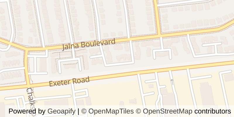 Map of 154 - 1330 JALNA BOULEVARD, London South (South X)