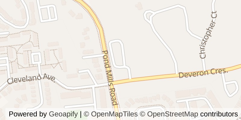 Map of 21 - 990 DEVERON CRESCENT, London South (South J)