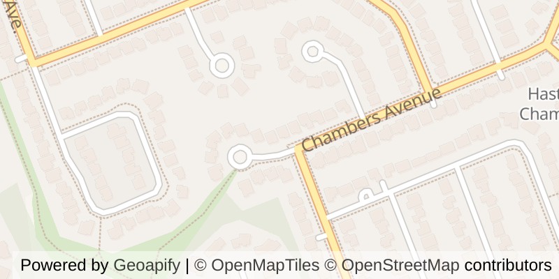 Map of 102 CHAMBERS AVENUE, London North (North B)