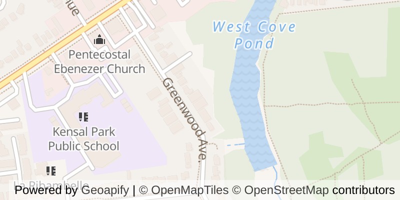 Map of 250 GREENWOOD AVENUE, London South (South D)