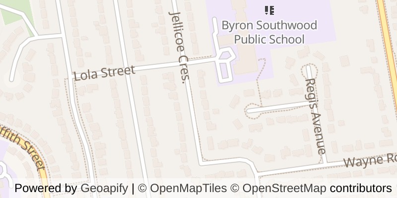 Map of 468 JELLICOE CRESCENT, London South (South K)