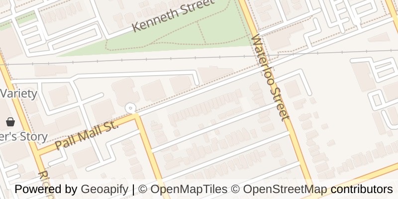 Map of 303 PALL MALL STREET, London East (East F)