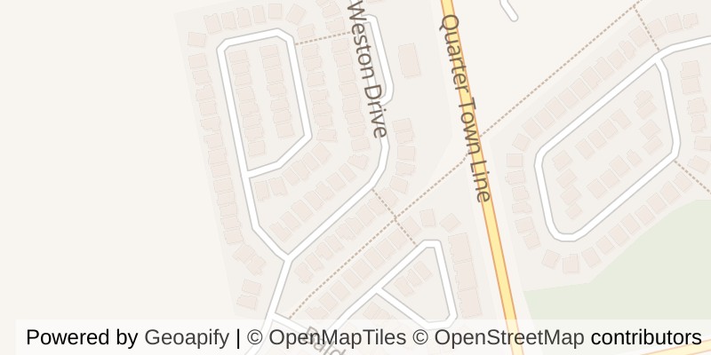 Map of 121 WESTON DRIVE, Tillsonburg